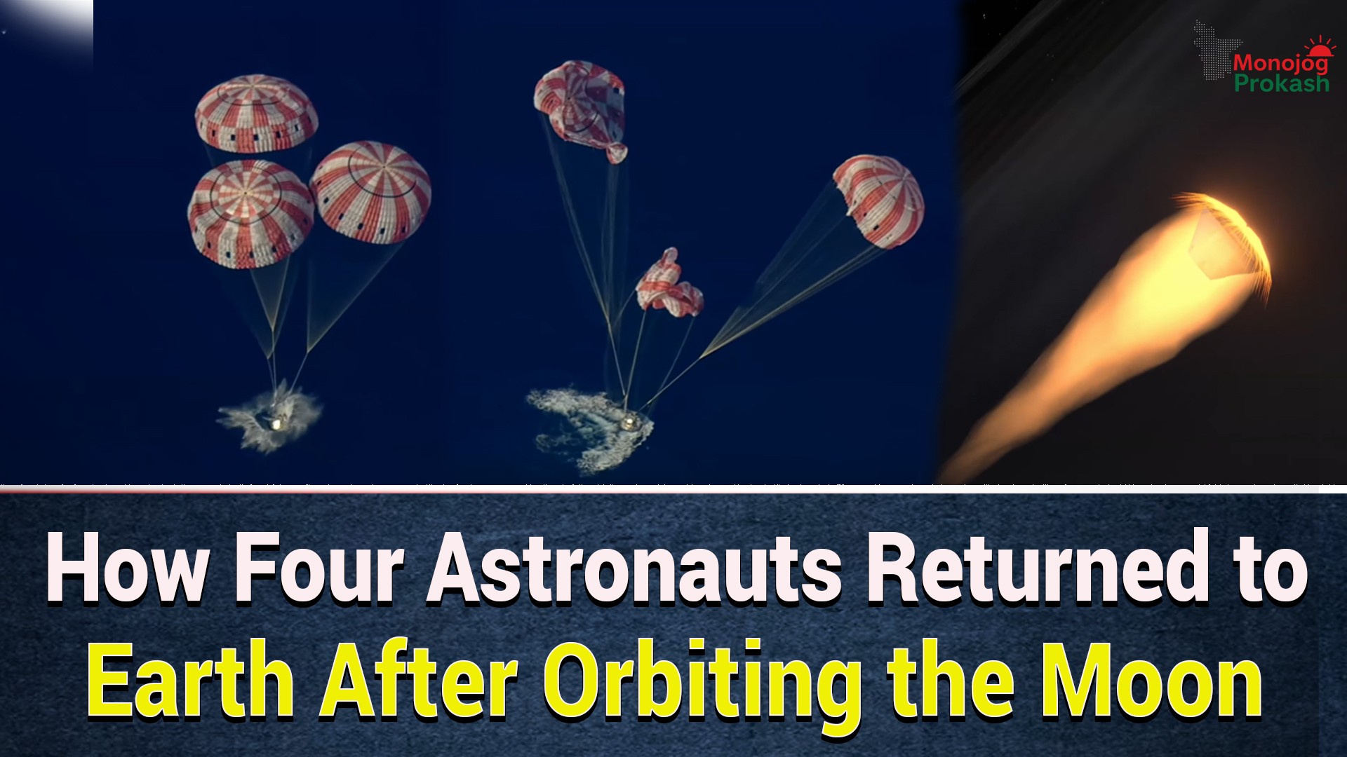 How Four Astronauts Made Their Way Back to Earth After Circling the Moon